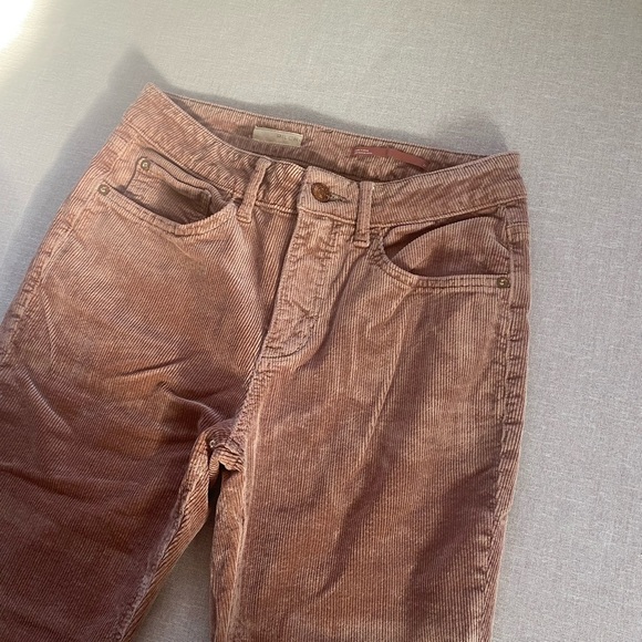 Anthropologie blush corduroy flare pants. - Picture 5 of 10